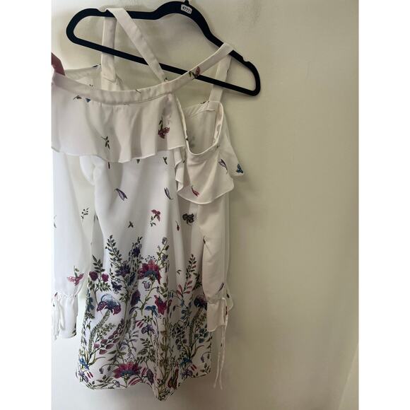 W by Worth Long Sleeve Floral Dress Sz 4 - Picture 4 of 4